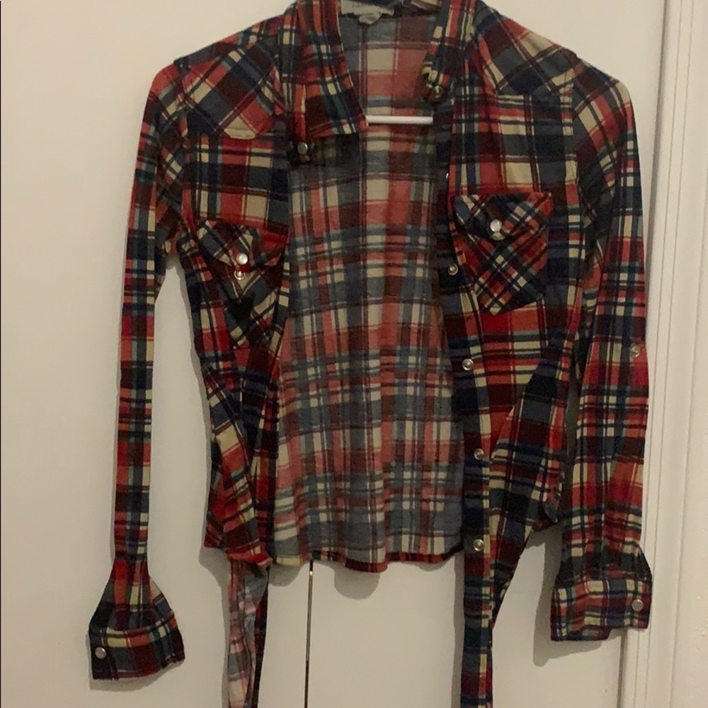 Long sleeve flannel!